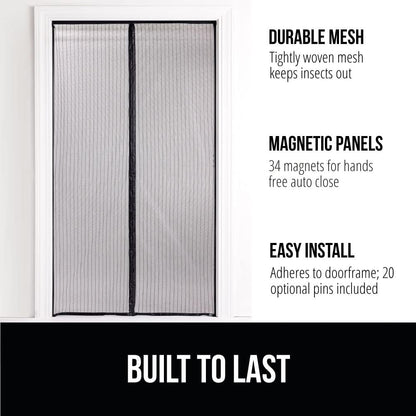 GORILLA GRIP Magnetic Screen Door, (size: 100×210)