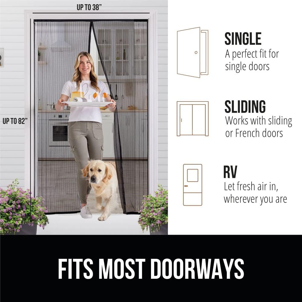 GORILLA GRIP Magnetic Screen Door, (size: 100×210)