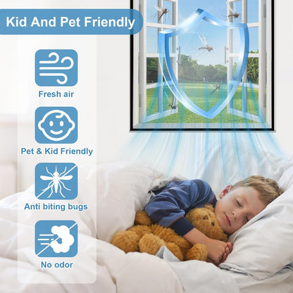 Magnetic mosquito window (size: 5×5)
