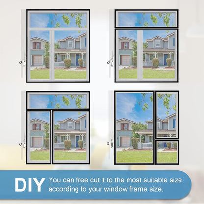 Magnetic mosquito window (size: 5×5)